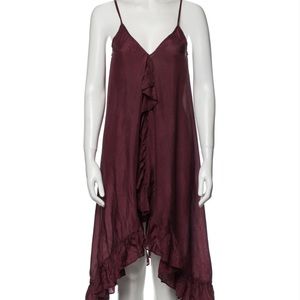 mes demoiselles burgundy pool cover up